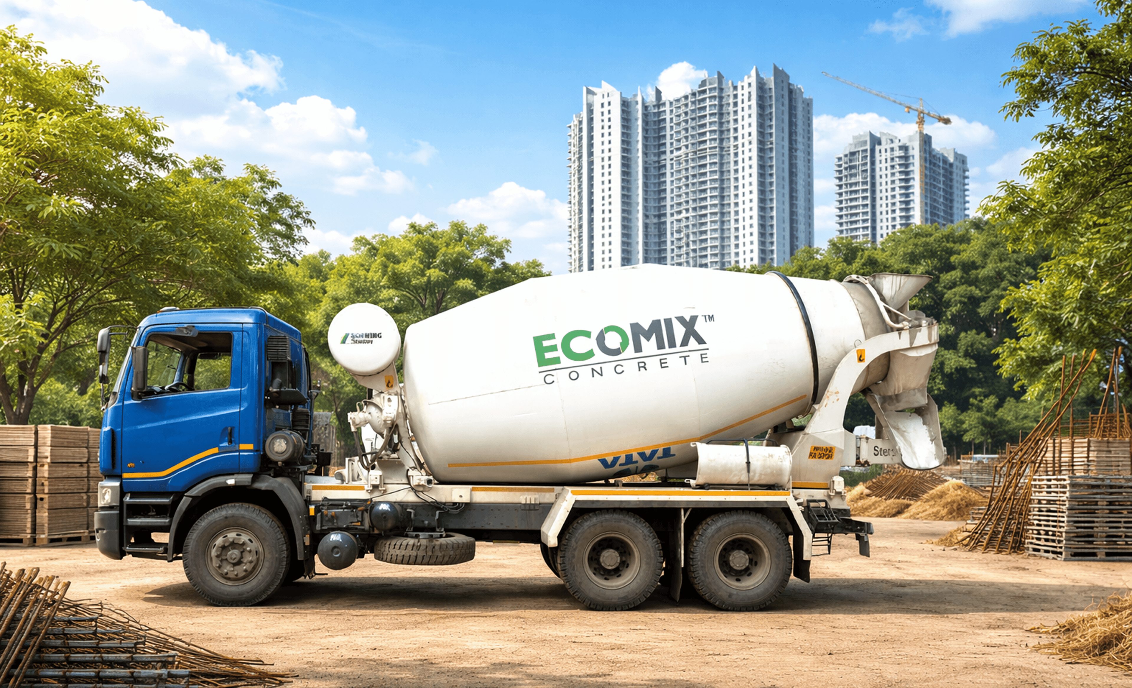 Ecomix high-performance building materials banner